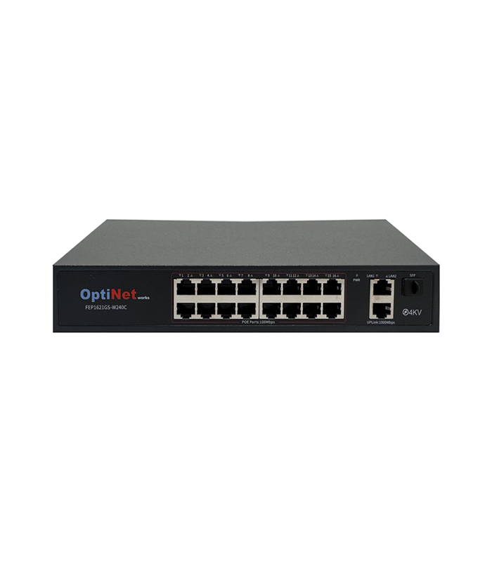 سوئیچ POE اپتینت مدل FEP1621GS-W240